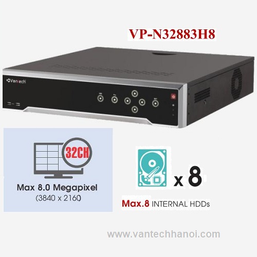 Dau Ghi Hình Vantech Vp N32883h8 Dau Ghi Hình Vantech Vp N32883h8